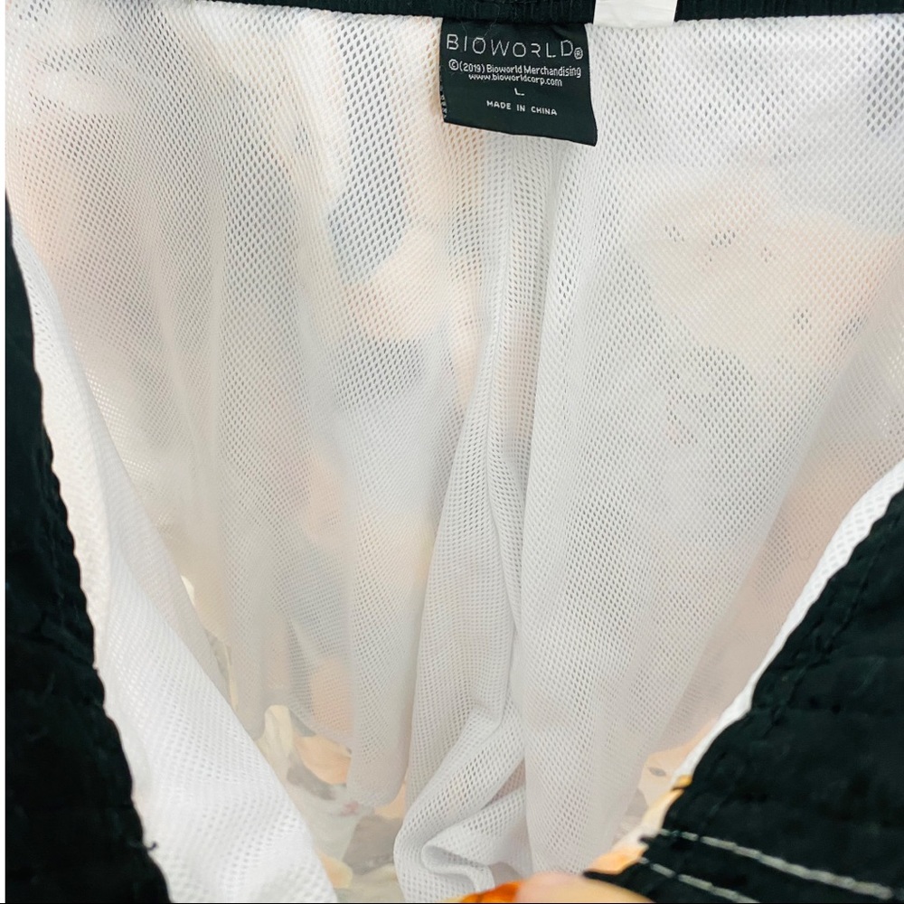 Bioworld Kitten Novelty Cat Print Hybrid Dad Board Shorts Swim Trunks White L - Picture 9 of 13